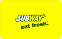 Subway Gift Cards